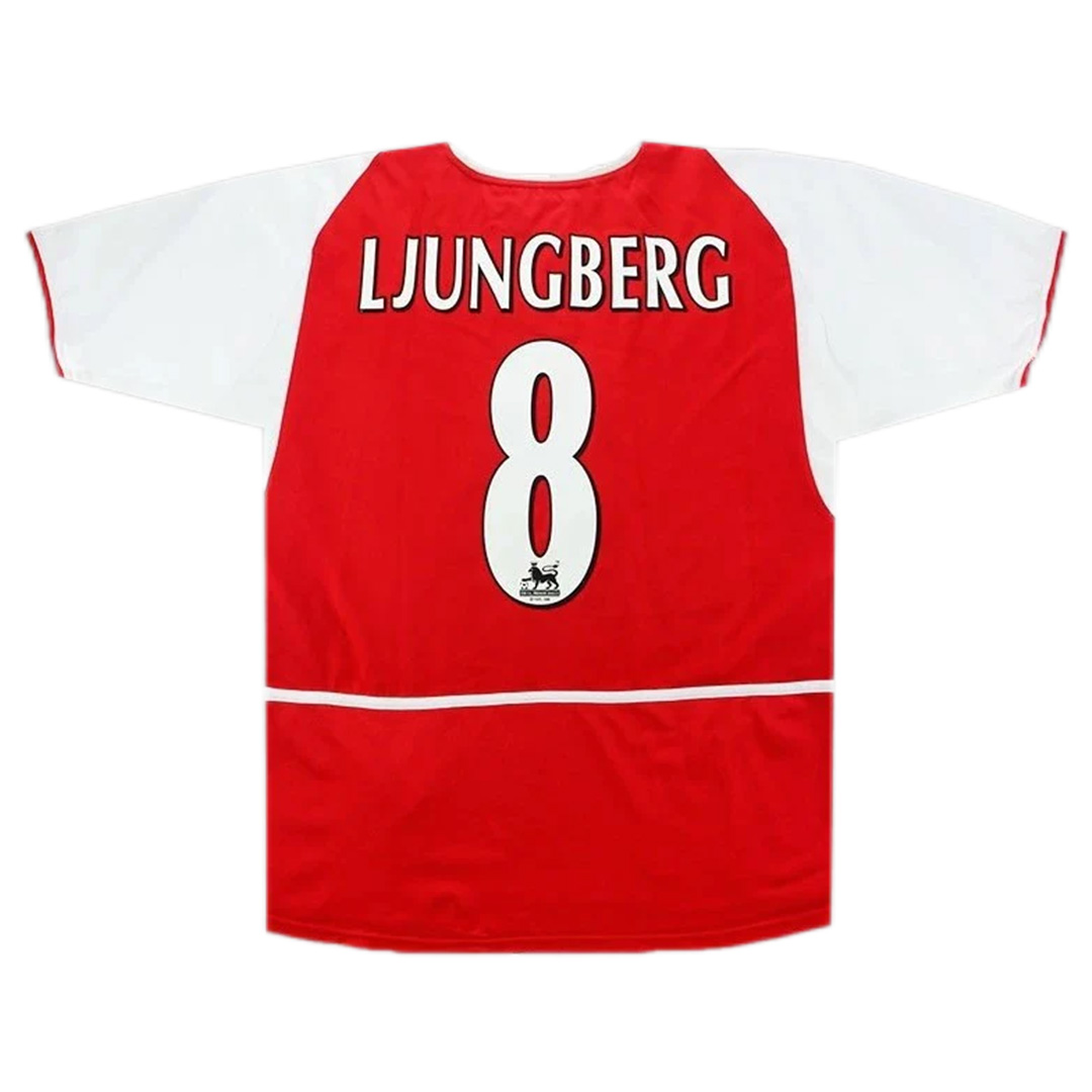 Arsenal LJUNGBERG #8 Retro Jersey Home 2002/04