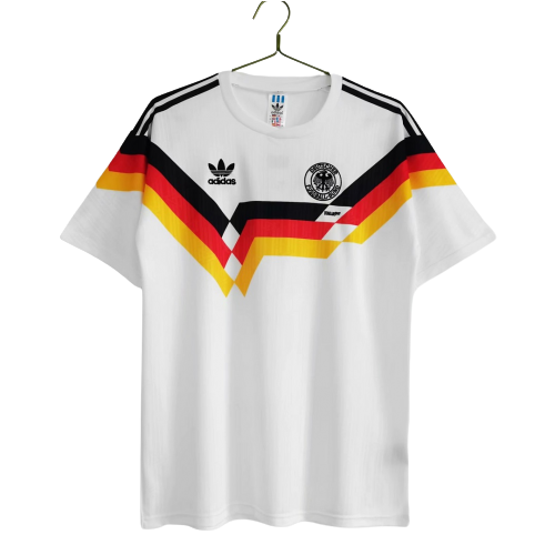 West Germany Retro Jersey Home World Cup 1990