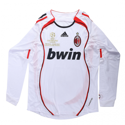 AC Milan UCL Final Retro Jersy Away Long Sleeve 2006/07