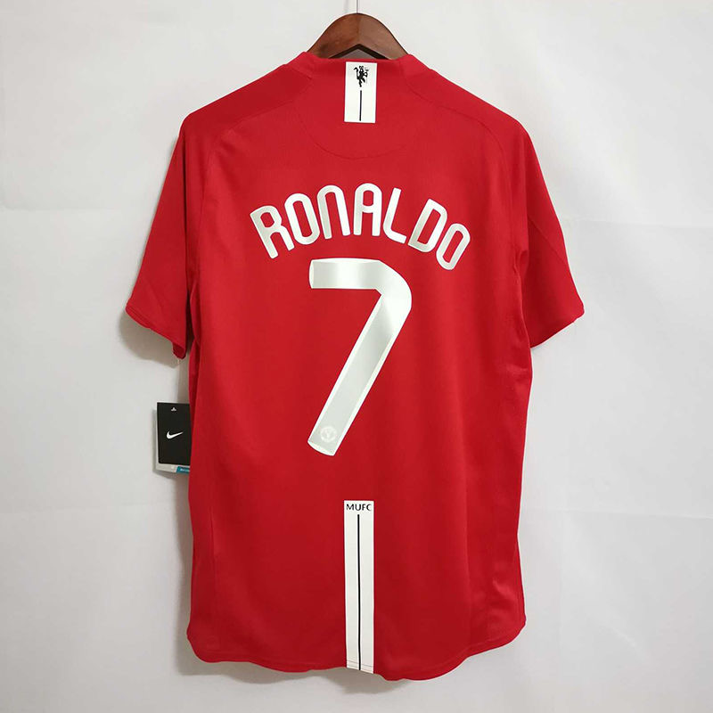 Manchester United Retro Jersey Home UCL Final 2007/08