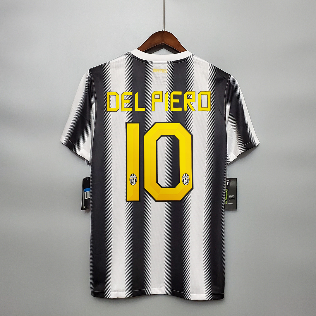 Juventus Del Piero #10 Retro Jersey Home Replica 2011/12