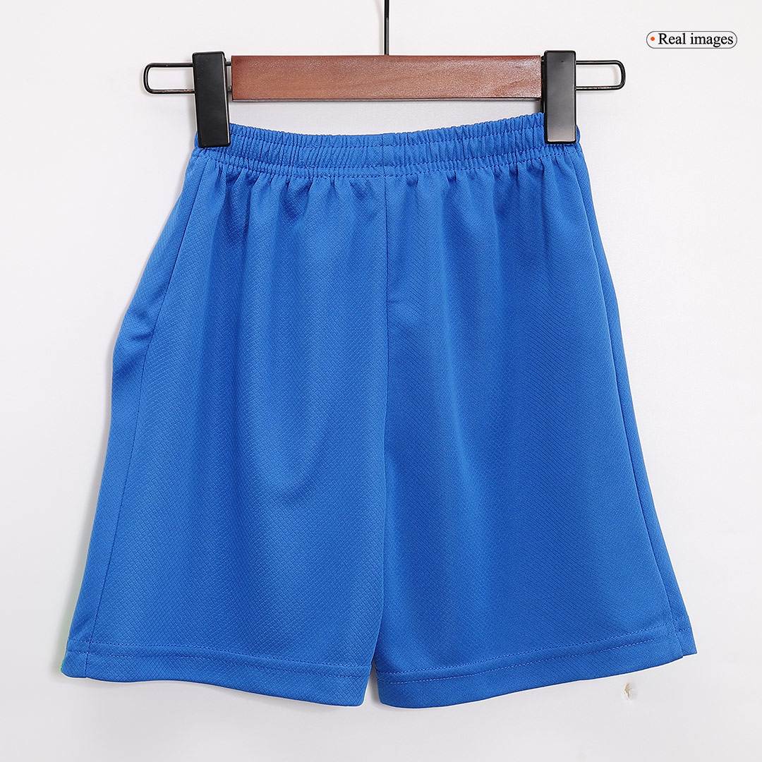 Kids Brazil Home Kit Copa America 2024 Youth Apparels