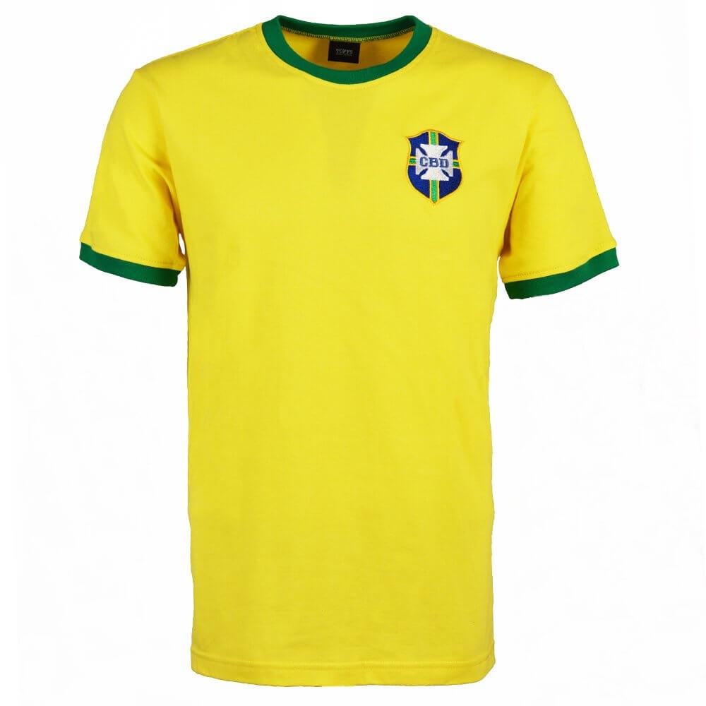 Brazil Retro Jersey Home World Cup 1970 