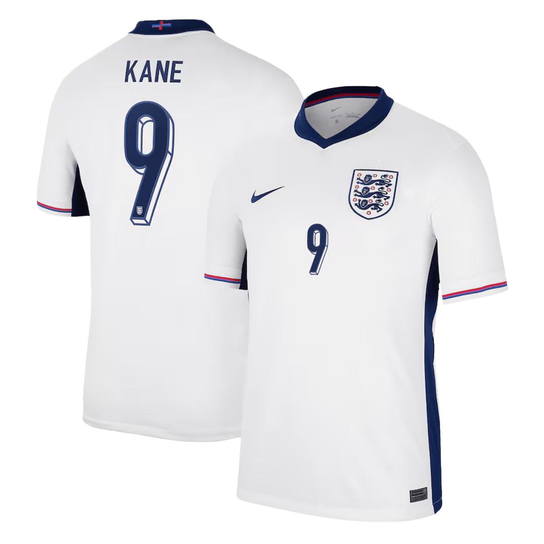 England Home Jersey EURO 2024 RICE #4 KANE #9 BELLINGHAM #10 FODEN #11