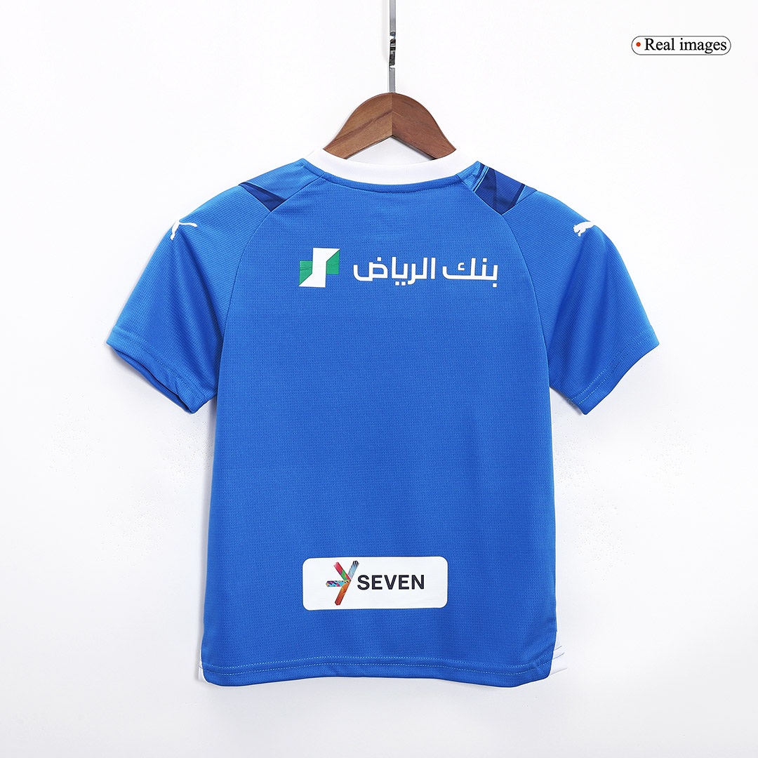 Kids Al Hilal Home Jersey Kit(Jersey+Shorts) 2023/24