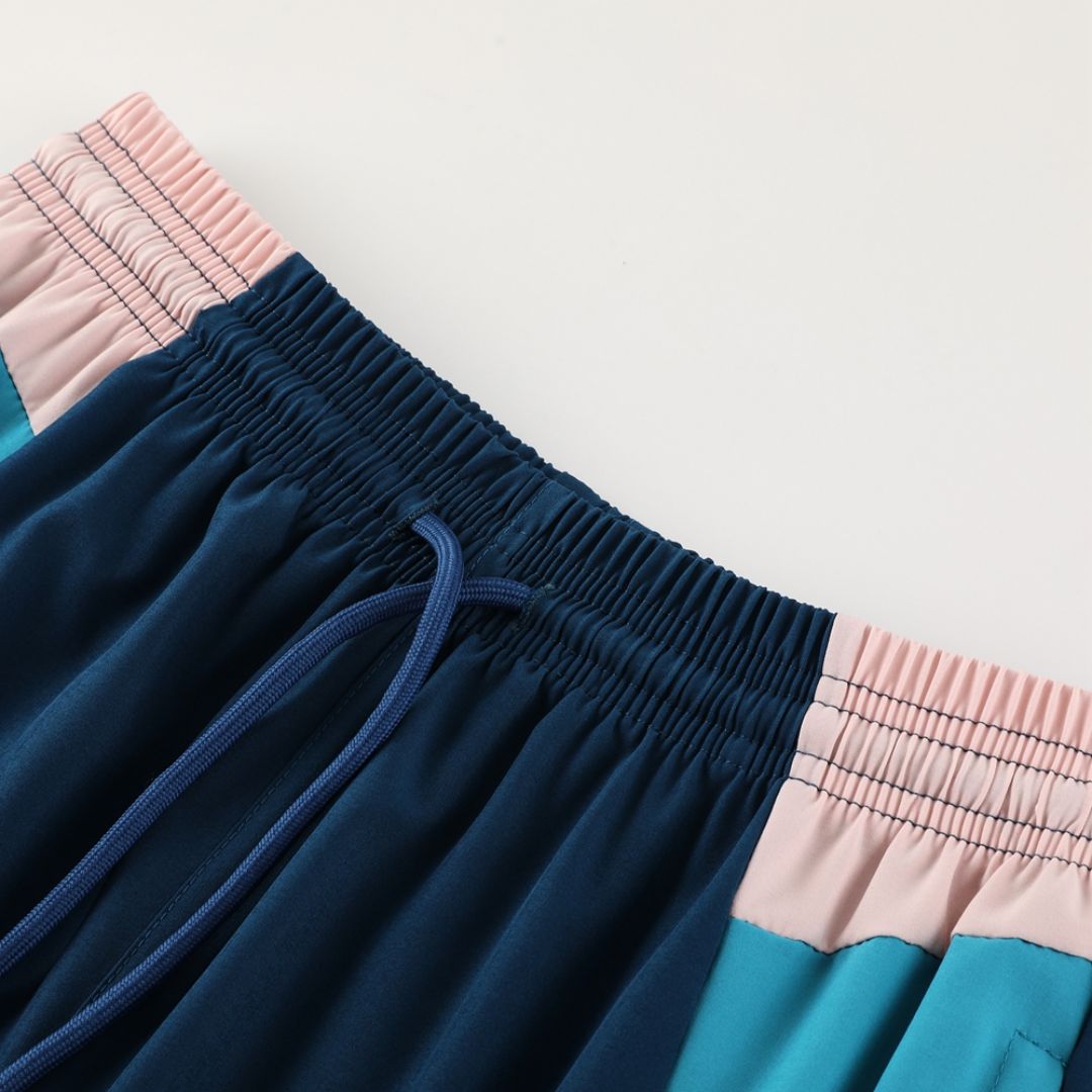 Manchester City Zipper Windbreaker Hoodie Kit(Top+Pants) Navy 202324 