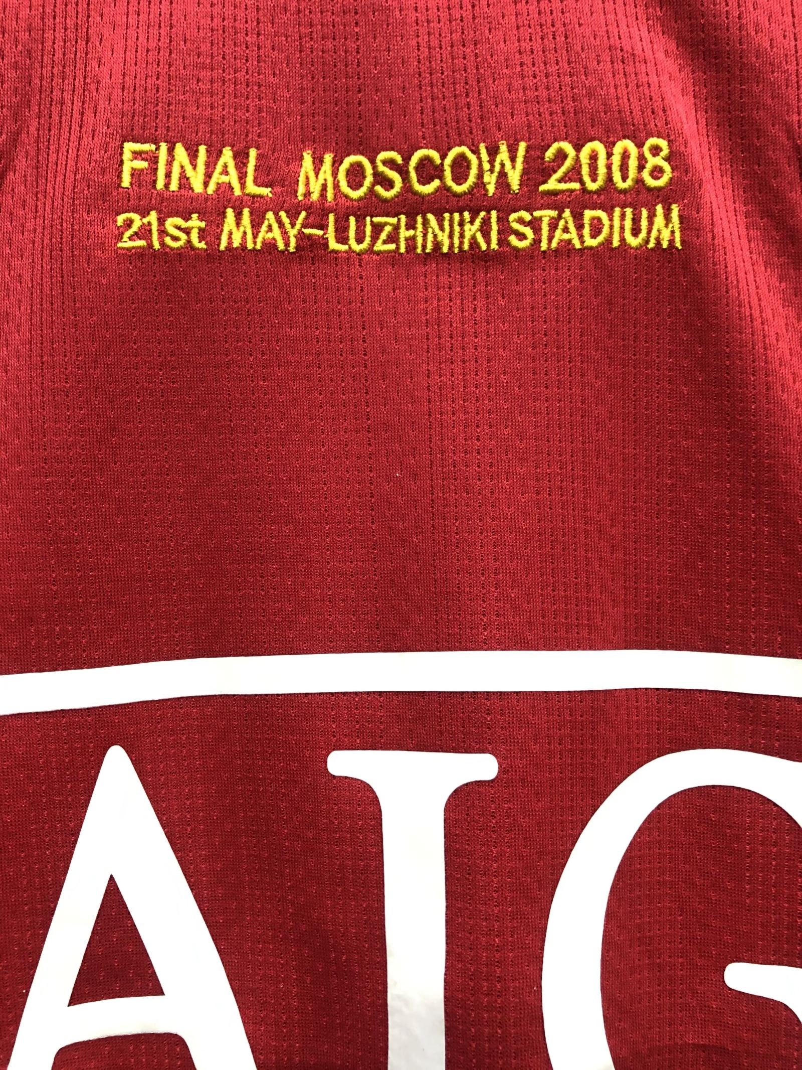 Manchester United Retro Jersey Home UCL Final 2007/08