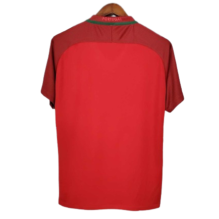 Portugal Retro Jersey Home Euro Cup 2016