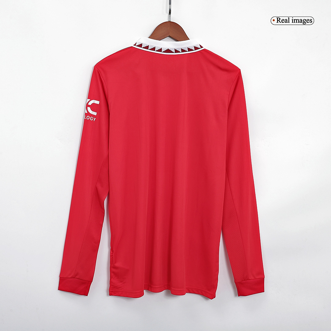 Manchester United Jersey Home Long Sleeve 2022/23