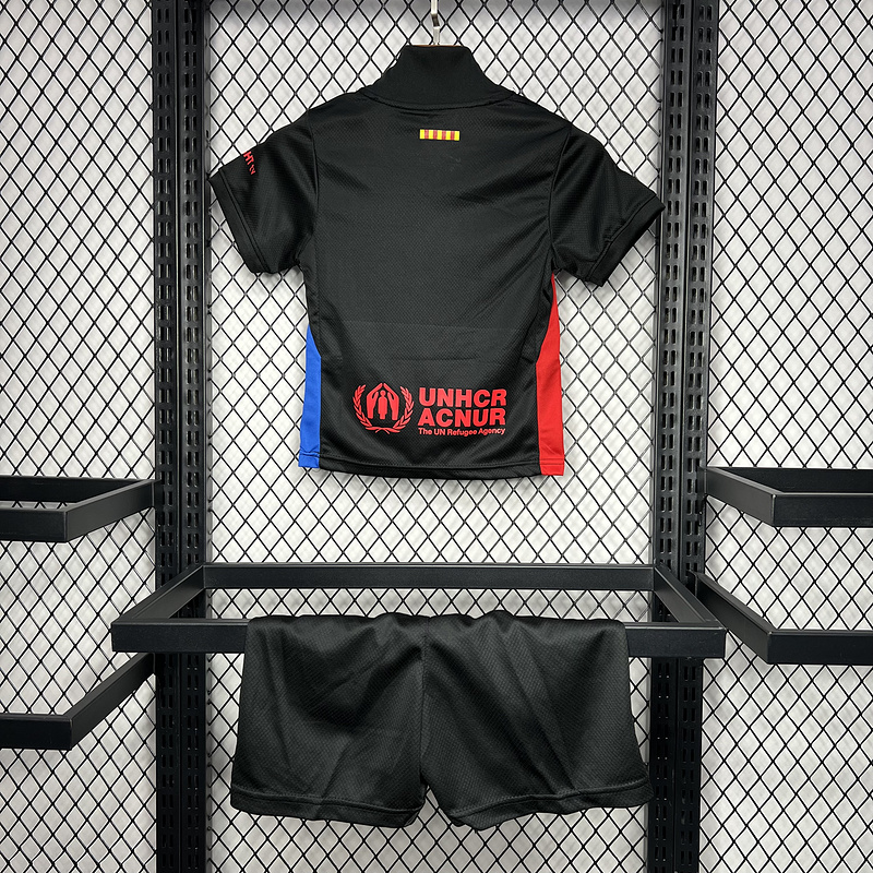 Kids Barcelona Away Kit(Jersey+Short) 2024/25