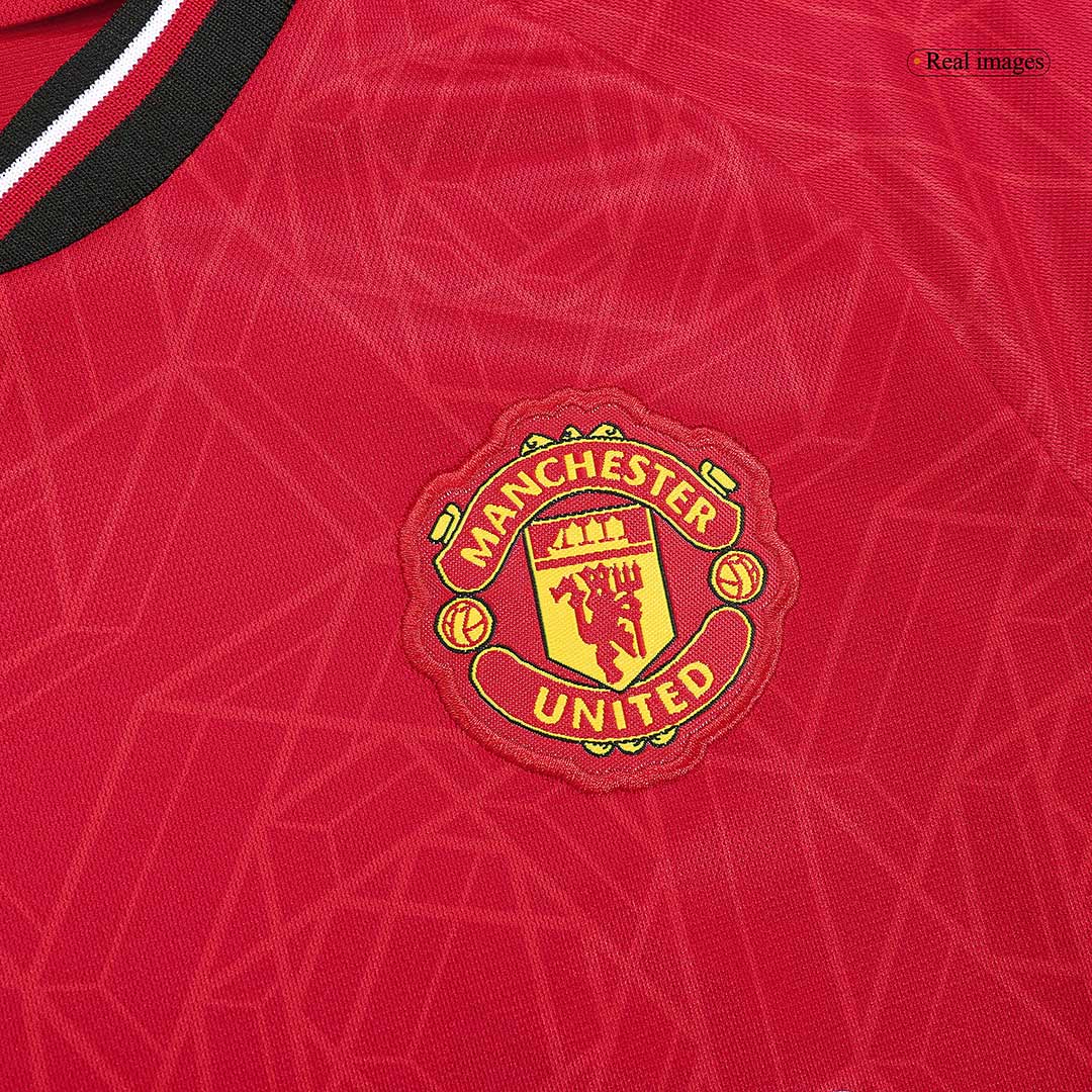 Kids Manchester United Home Jersey Kit 2023/24