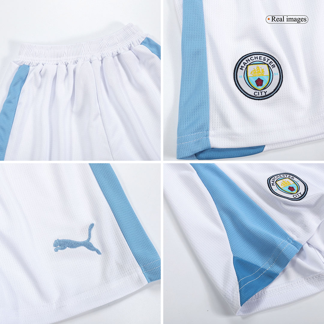 Kids Manchester City Home Kit(Jersey+Short+Socks) 2023/24