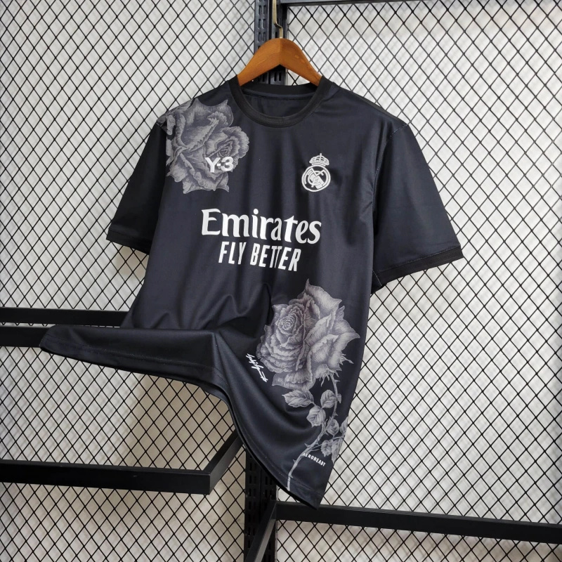 Real Madrid Y-3 Fourth Jersey Black Kit 23/24