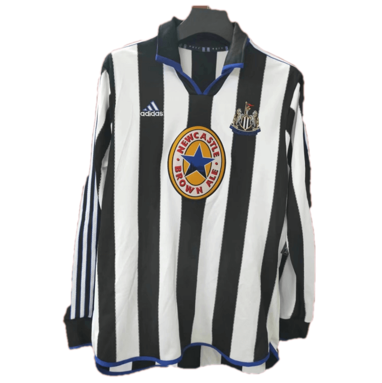Newcastle Retro Long Sleeve Jersey Home 1999/00