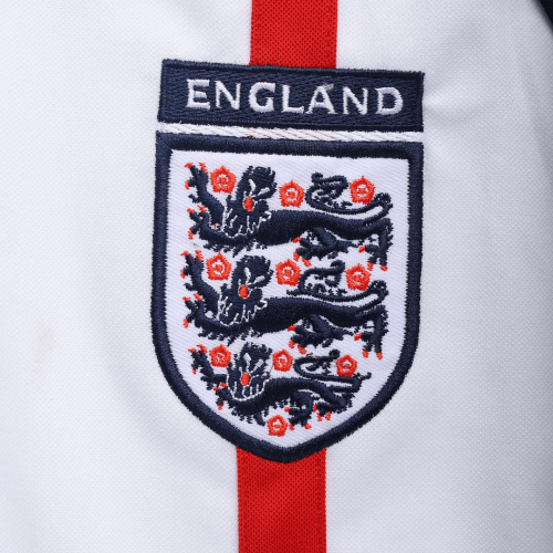 England Retro Soccer Jersey Home Replica World Cup 2002