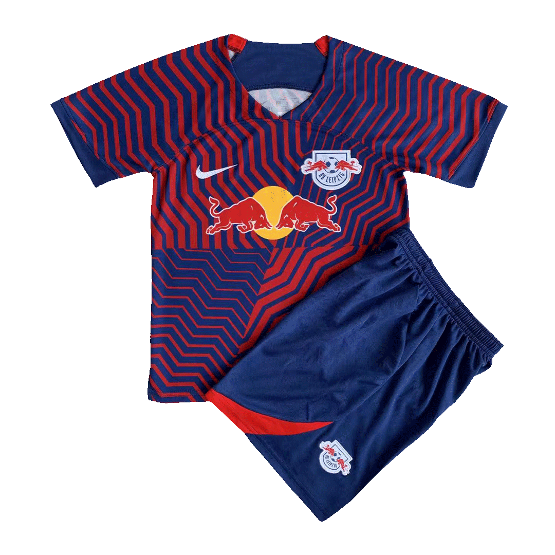 Kids RB Leipzig Away Jersey Kit 2023/24