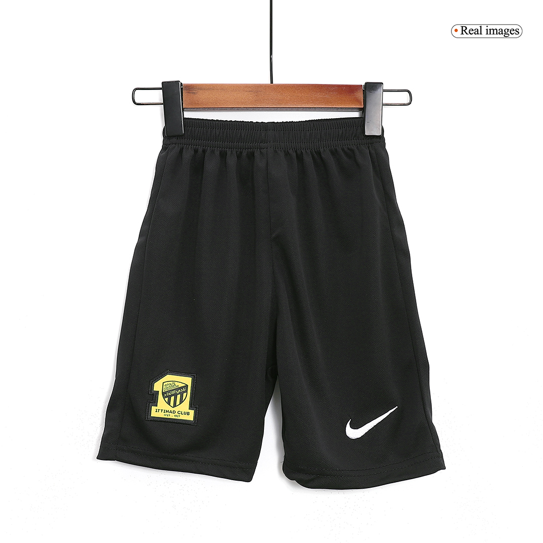 Kids Al-Ittihad Saudi Home Kit Jersey+Shorts 2022/23