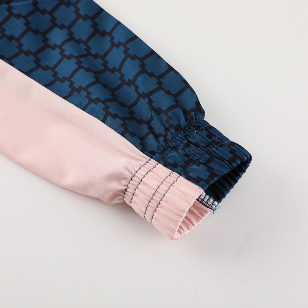 Manchester City Zipper Windbreaker Hoodie Kit(Top+Pants) Navy 202324 