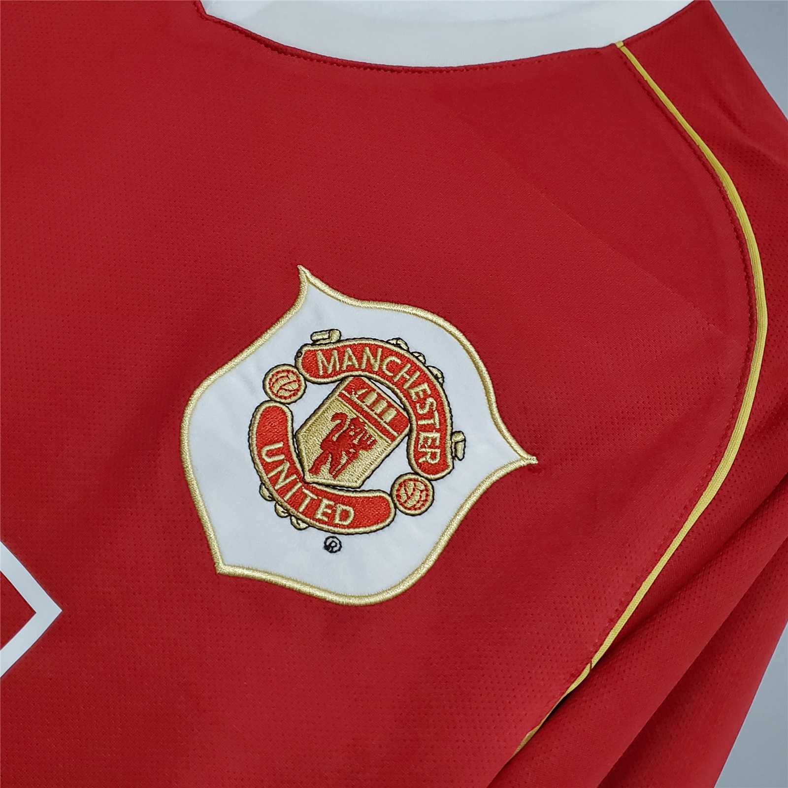 Manchester United Retro Jersey Long Sleeve Home 2006/07