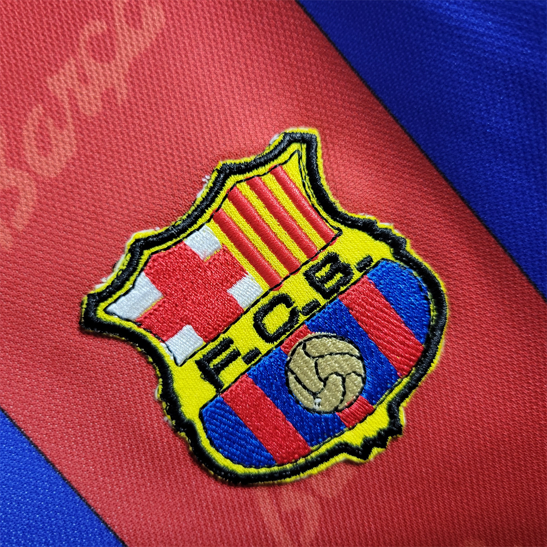 Barcelona Retro Long Sleeve Jersey Home 1996/97