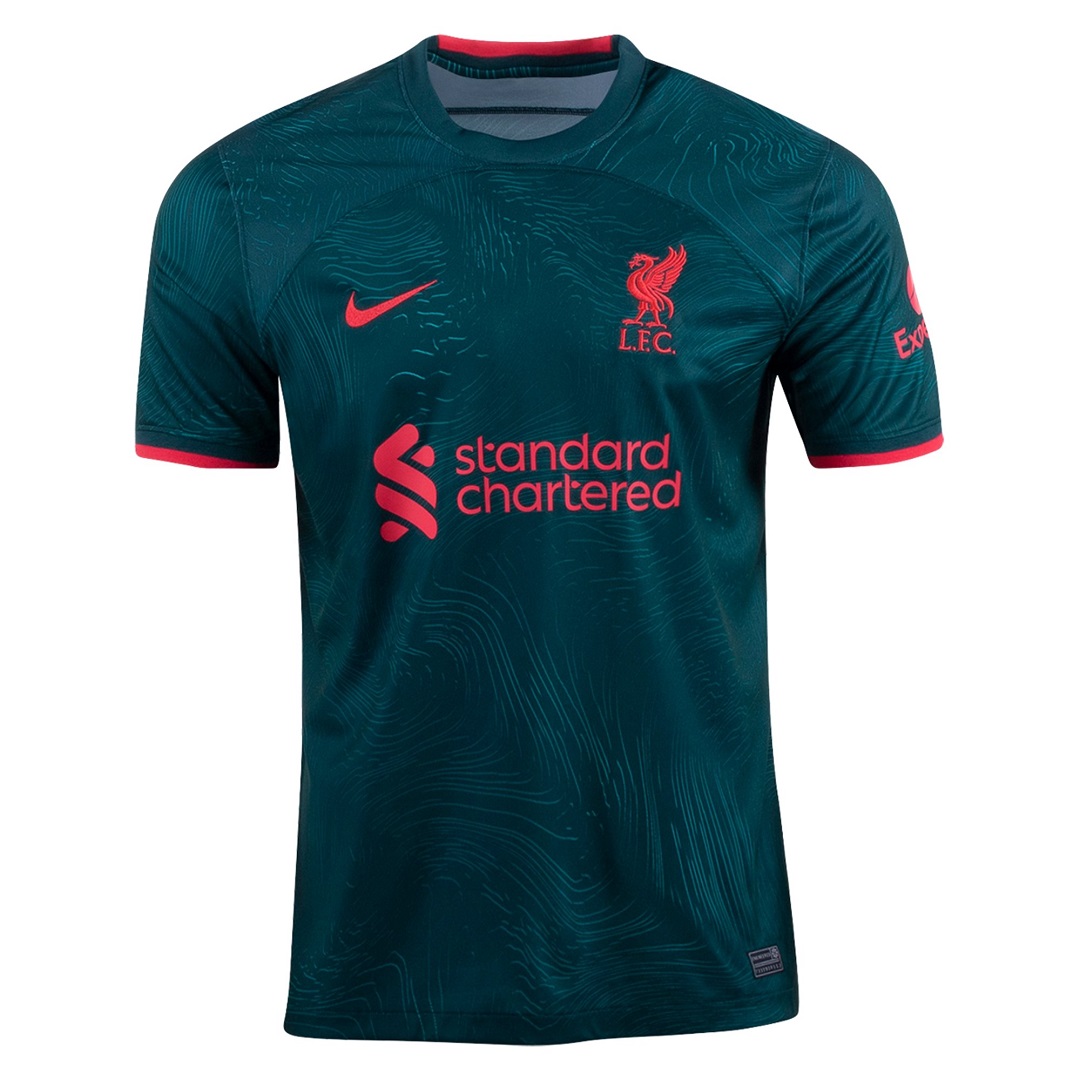 Liverpool Soccer Jersey Third Away Replica 2022/23