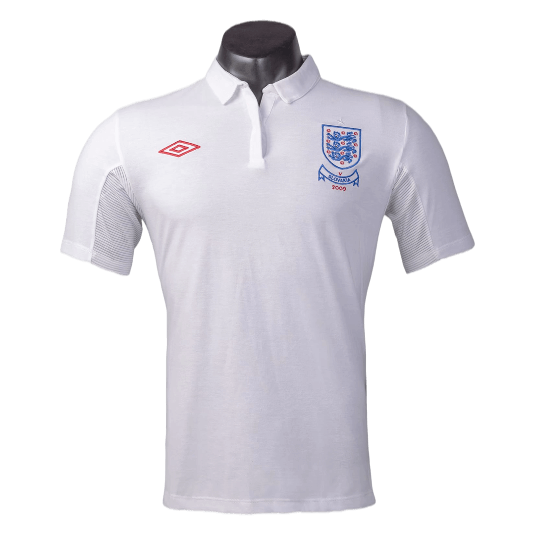 England Retro Home Soccer Jersey Replica 2010