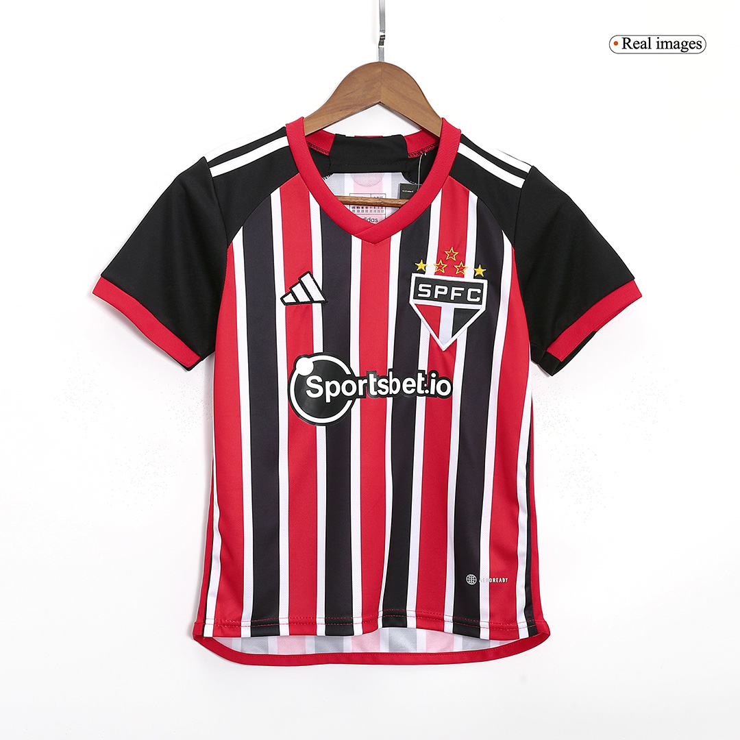 Kids Sao Paulo FC Away Kit Jersey+Shorts 2023/24
