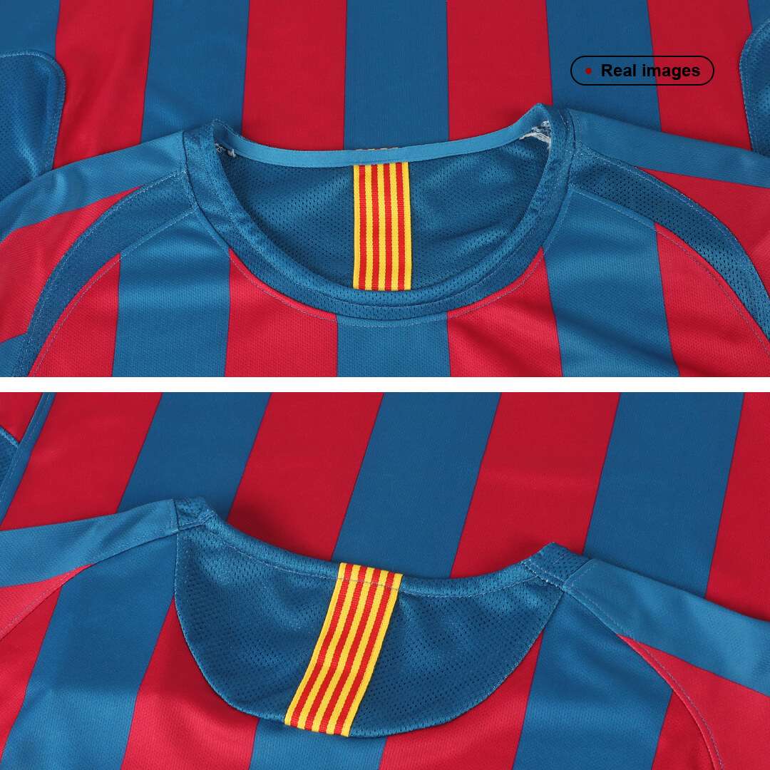 Barcelona Retro Long Sleeve UCL Edition Home Jersey 2005/06