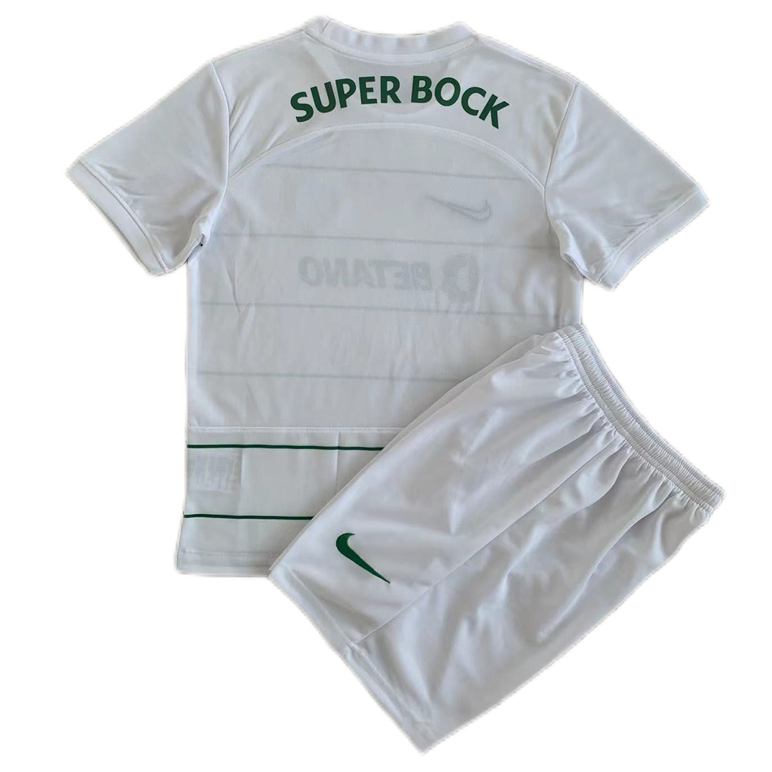 Kids Sporting CP Away Kit Jersey+Short 2023/24
