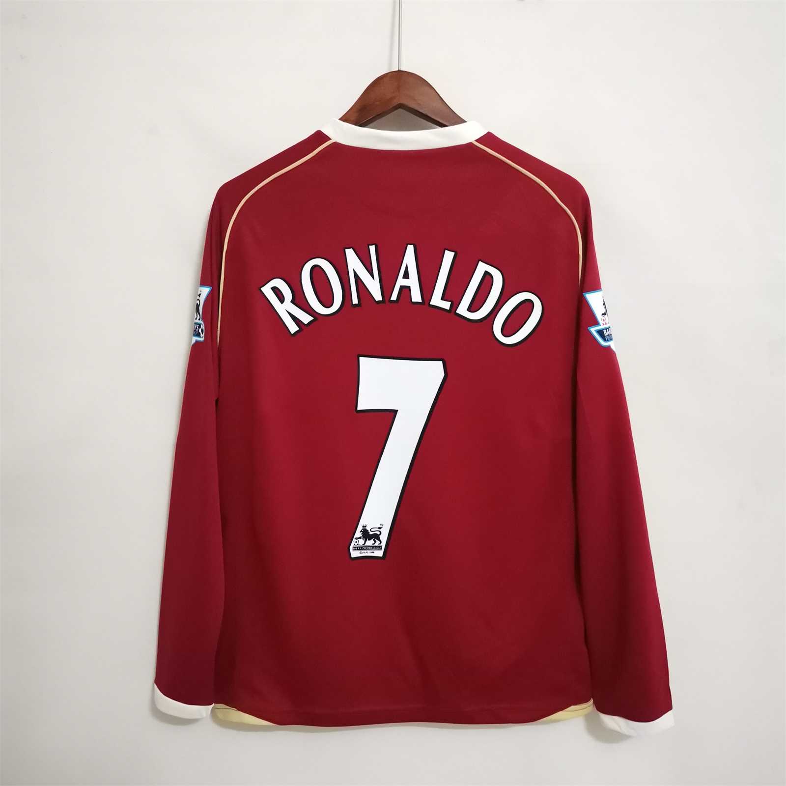 Manchester United Retro Jersey Long Sleeve Home 2006/07
