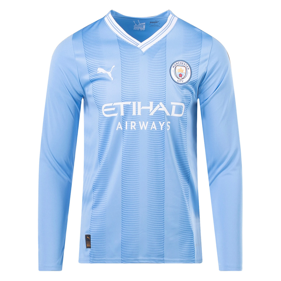 Manchester City Home Long Sleeve Jersey 2023/24