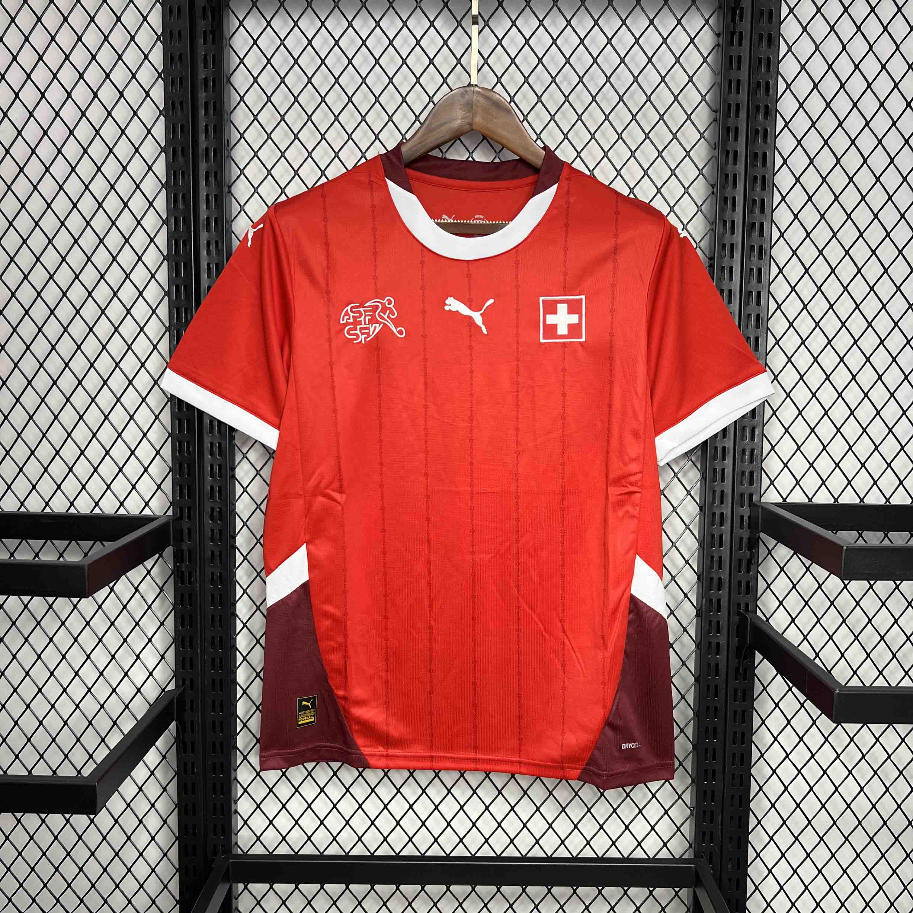 Switzerland Home Jersey Euro 2024