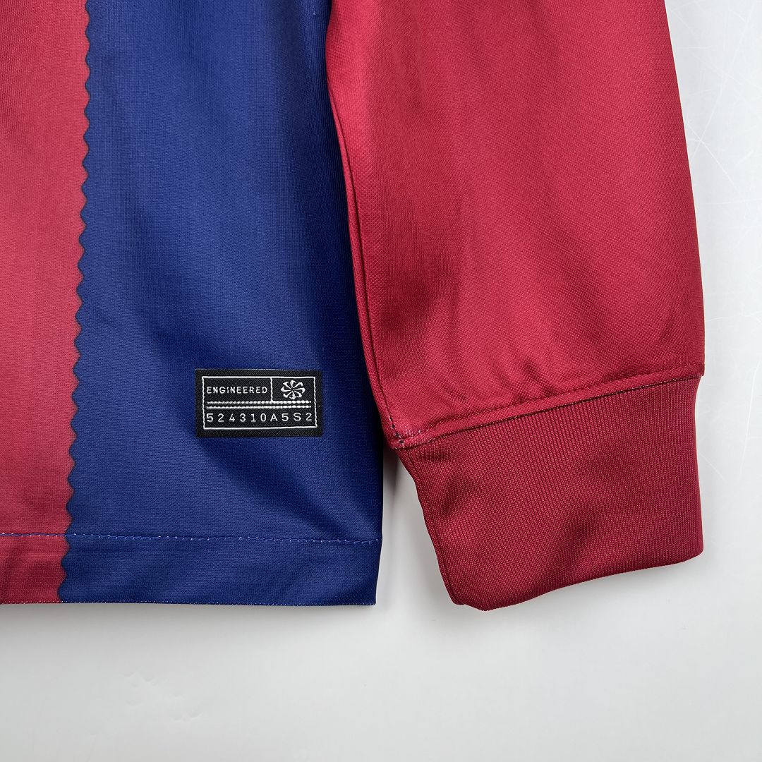 Barcelona Home Long Sleeve Jersey 2023/24