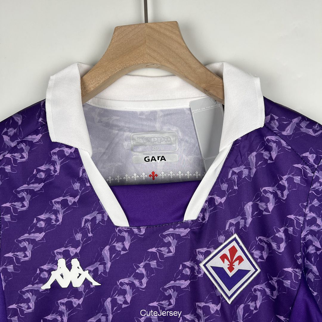 Kids Fiorentina Home Kit Jersey+Short 2023/24