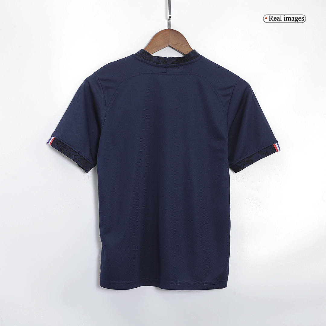 France Kids Soccer Jersey Home Kit(Jersey+Shorts) Replica World Cup 2022