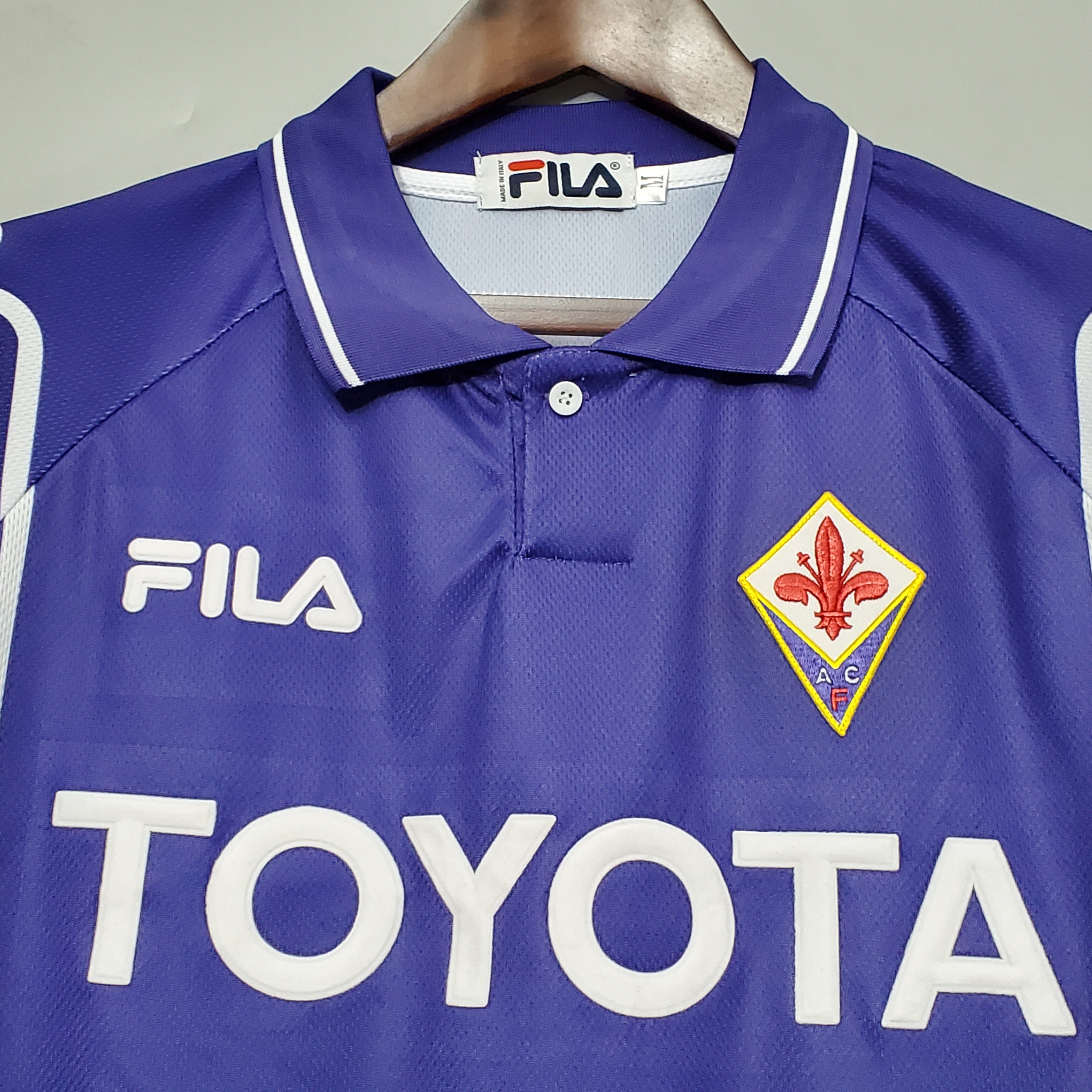 Fiorentina Retro Soccer Jersey Home Replica 1999/00