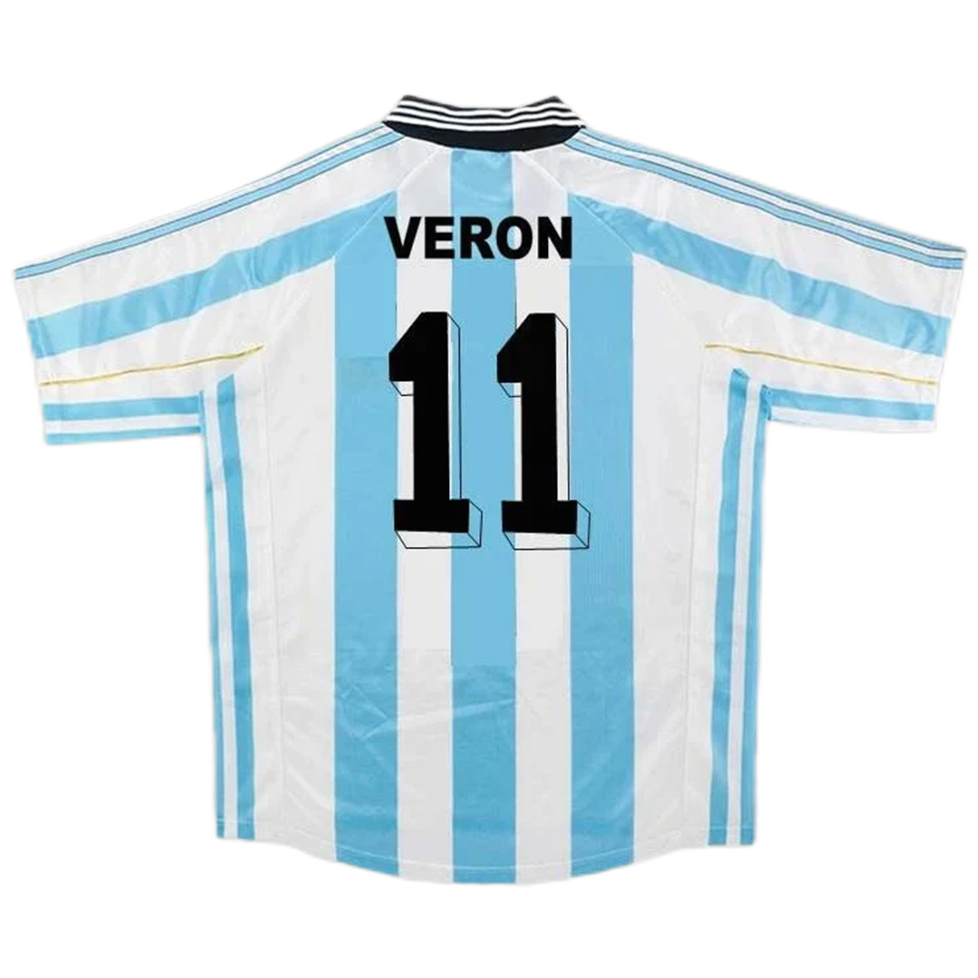 Argentina Retro Jersey Home World Cup 1998