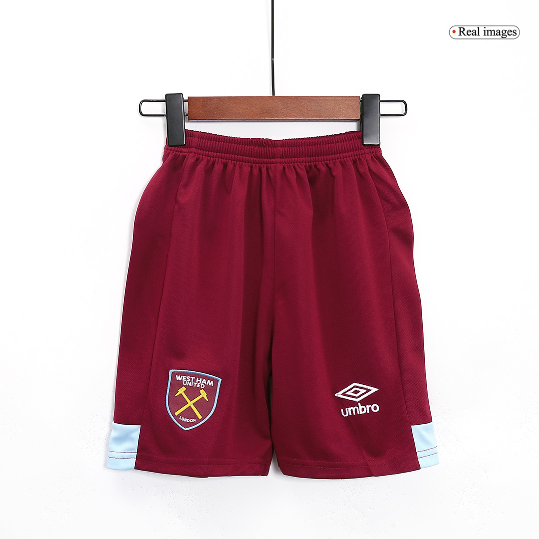 Kids West Ham United Home Kit Shirt+Shorts 2023/24