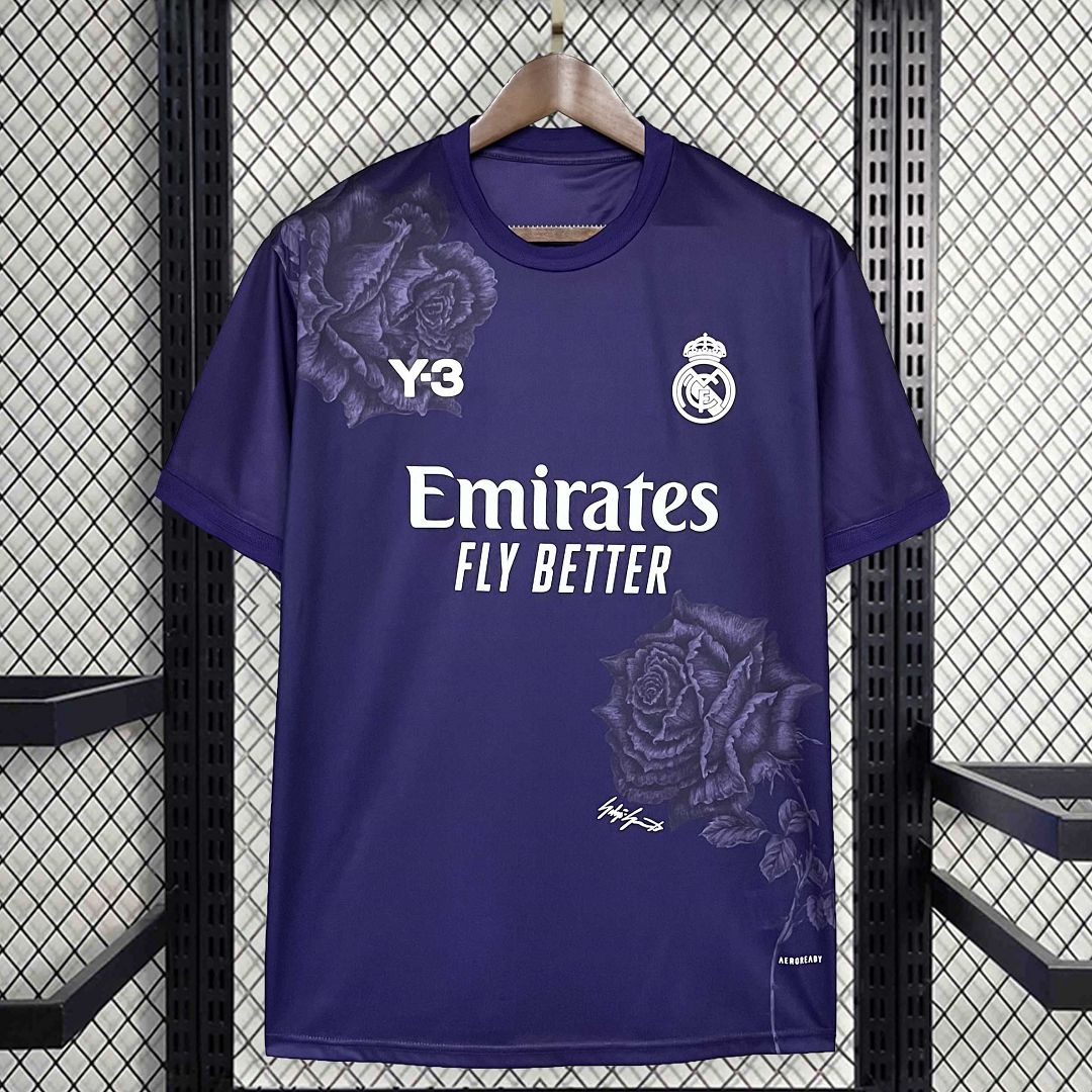 Real Madrid Y-3 Fourth Jersey Purple Kit 23/24