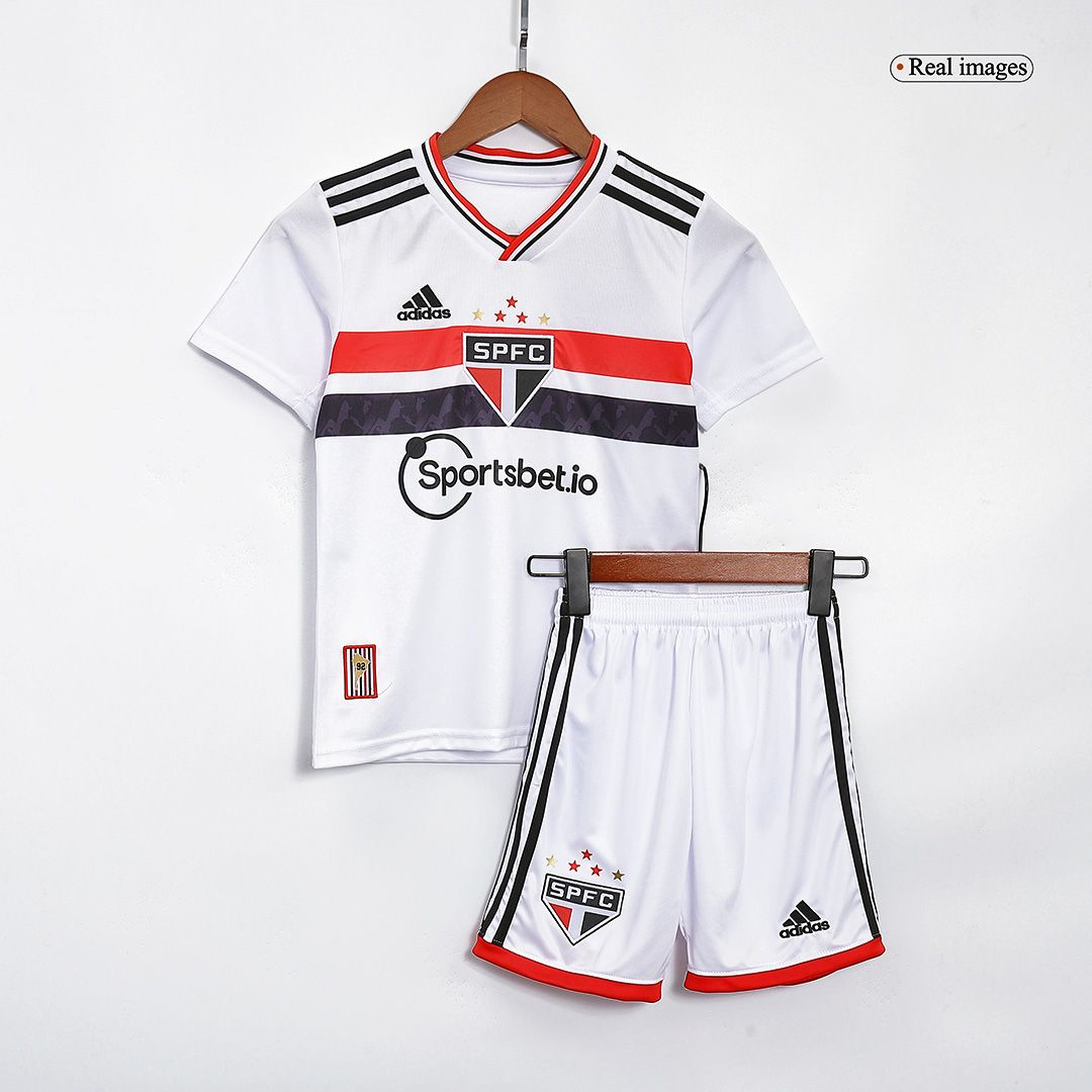 Sao Paulo FC Kids Jersey Home Kit(Jersey+Shorts) 2022/23