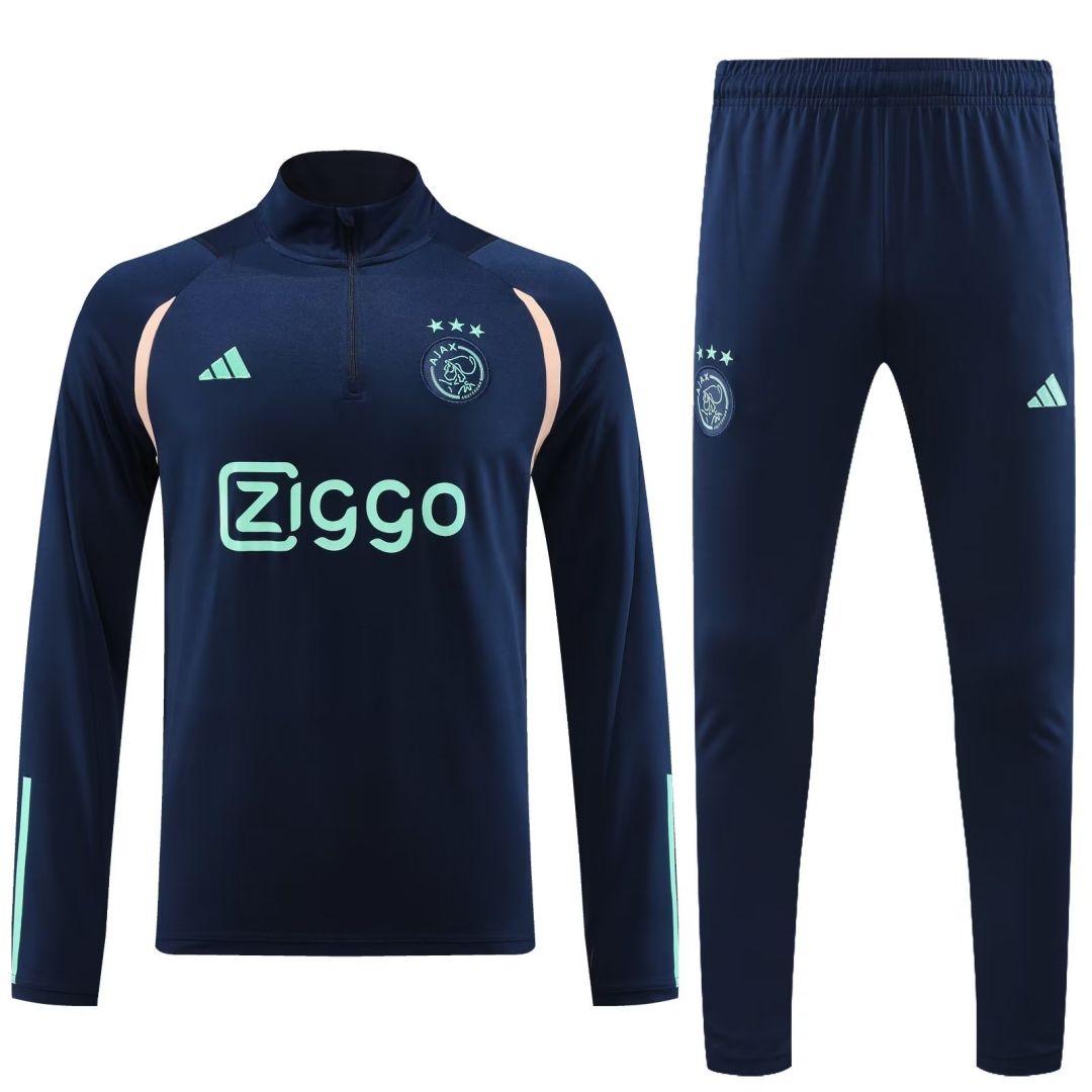 Ajax Zipper Sweat Kit(Top+Pants) Navy 2023/24