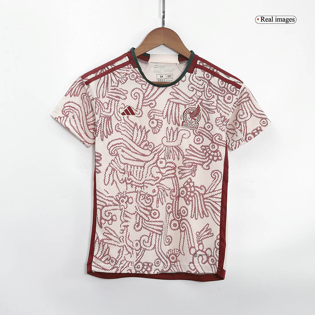 Mexico Kids Jersey Away Kit(Jersey+Shorts) World Cup 2022