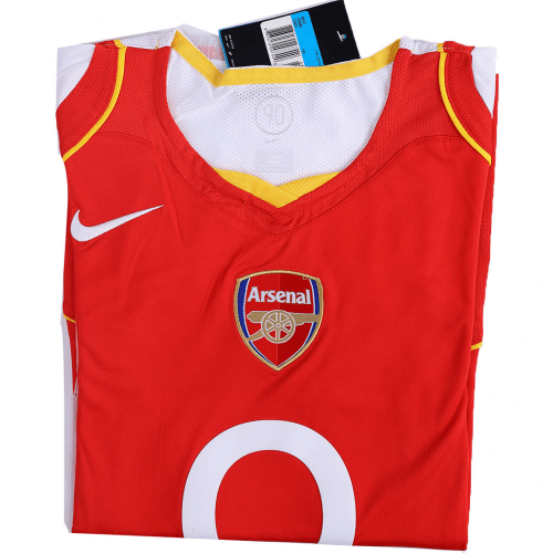 Arsenal Henry #14 FABREGAS #15 Pires #7 Bergkamp #10 Retro Jersey Home Replica 2004/05