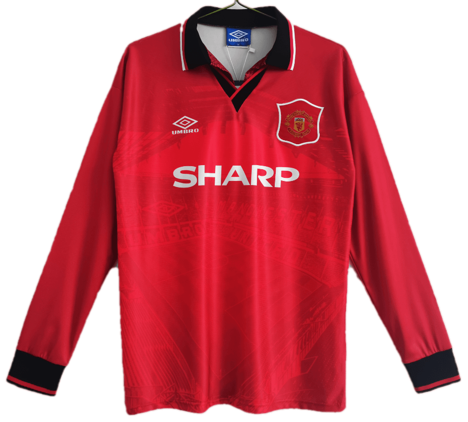 Manchester United Retro Long Sleeve Jersey Home 1994/96