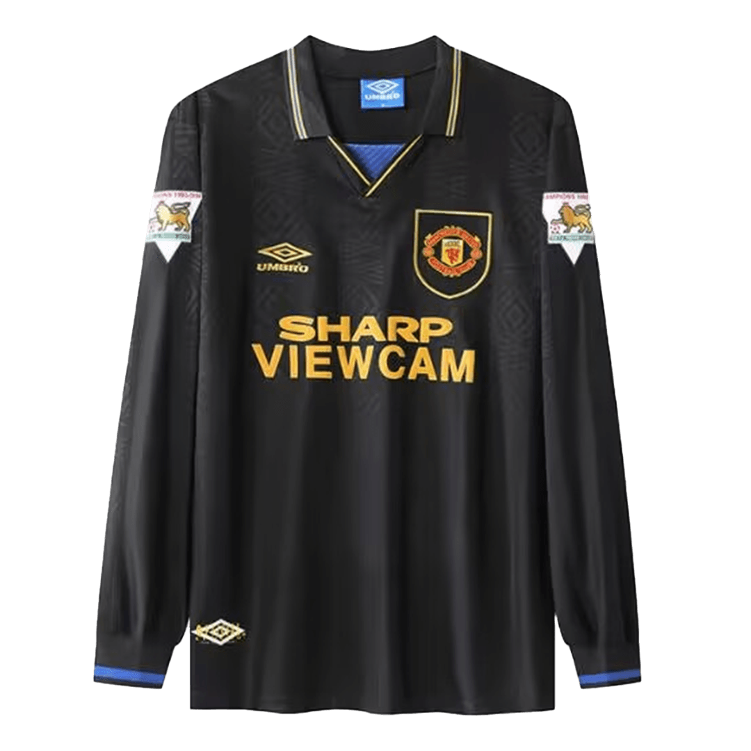 Manchester United Retro Long Sleeve Away Jersey 1993/95