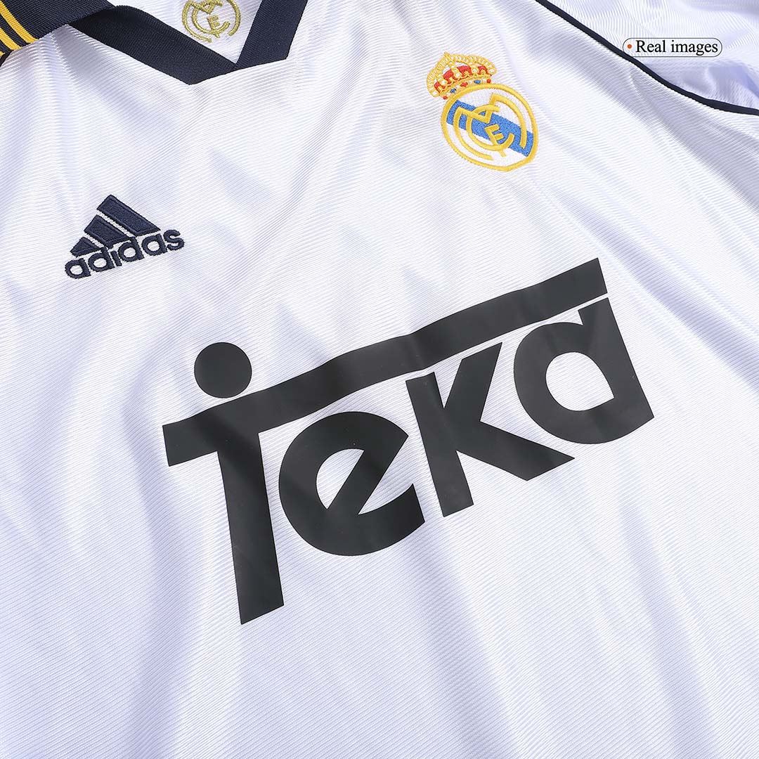Real Madrid Retro Away Soccer Jersey Long Sleeve 1999/00