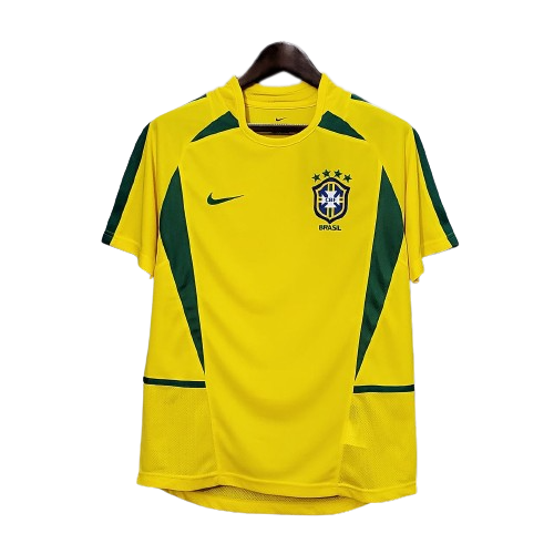 Brazil Retro Jersey Home World Cup 2002