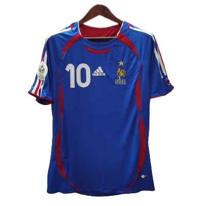 France Zidane #10 Retro Jersey Home World Cup 2006