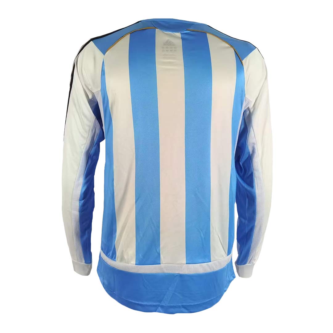 Retro Argentina Home Long Sleeve Jersey World Cup 2006