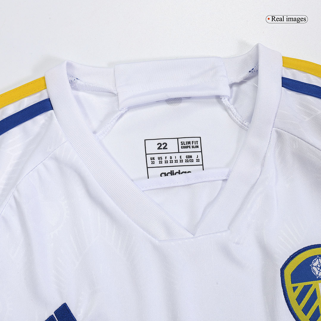 Kids Leeds United Home Kit Jersey+Shorts 2023/24